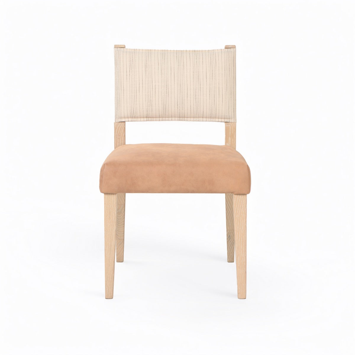 20" Durango Linen Leather Dining Chair