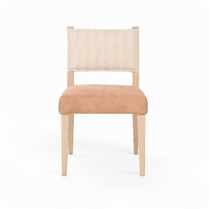 20" Durango Linen Leather Dining Chair