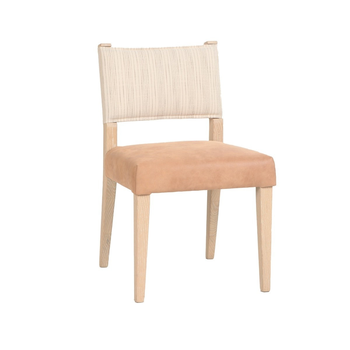 20" Durango Linen Leather Dining Chair