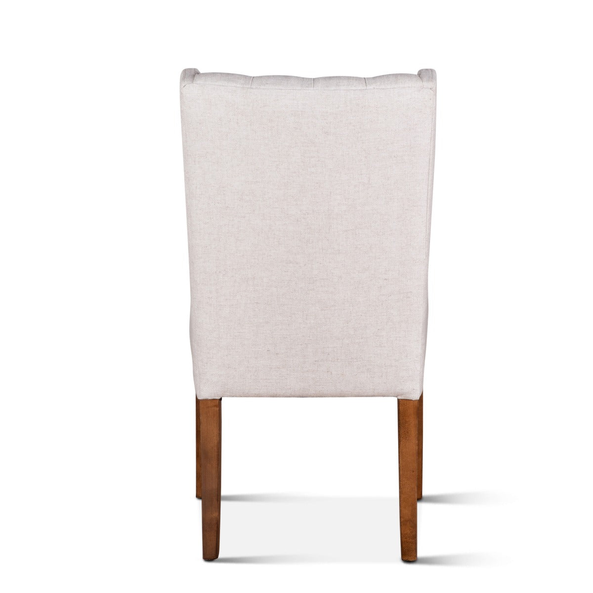 20" Off-White Linen Tufted Dining Chair