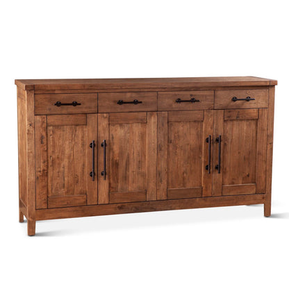 72" Earth Finish Birch Wood Buffet