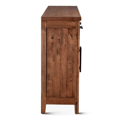 72" Earth Finish Birch Wood Buffet