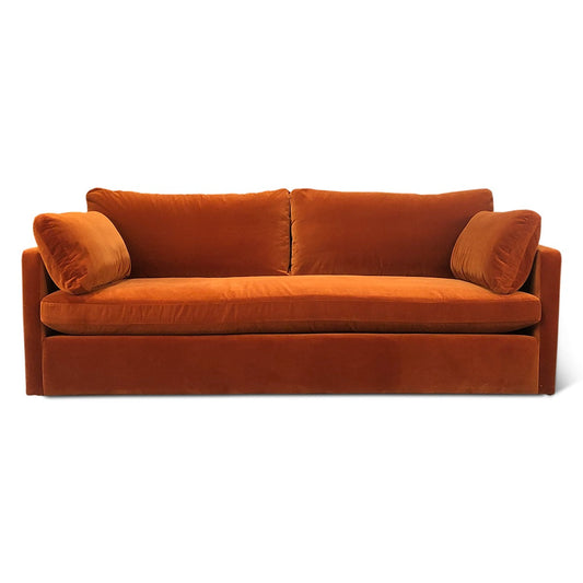 83" Dune Velvet Upholstered Sofa