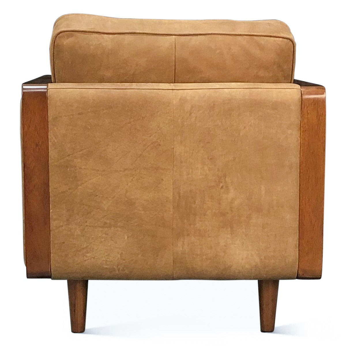 31" Outback Tan Italian Leather Accent Chair