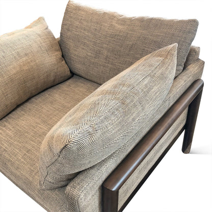 44" Burlington Stripe Upholstered Accent Chair