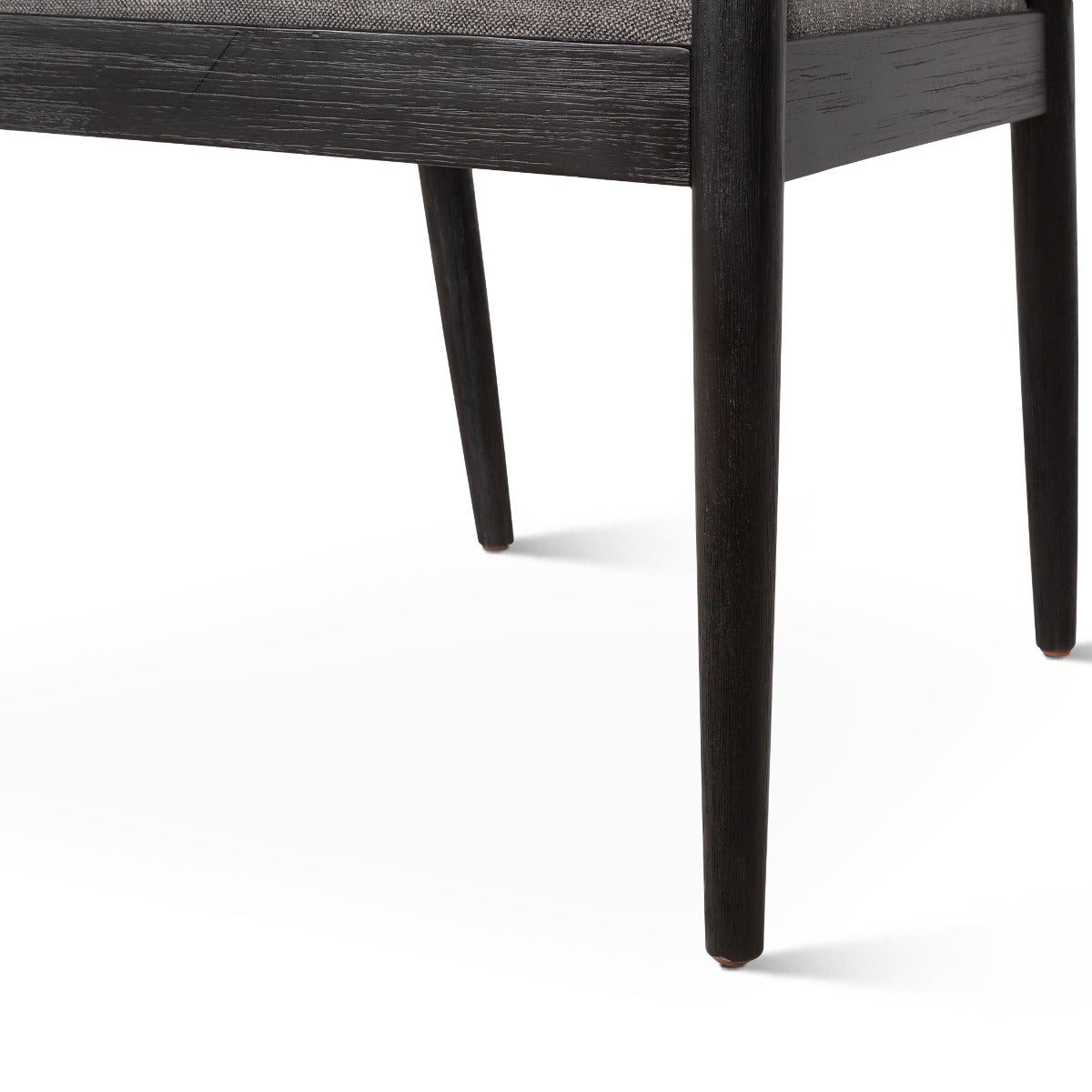 22" Flint Gray Fabric Dining Chair